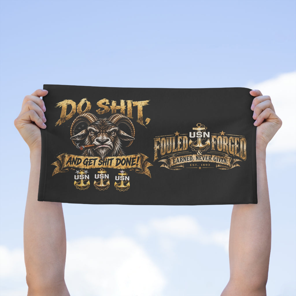 Do Shit and Get Shit Done Gym Towel — 11x18 Motivational Military Towel