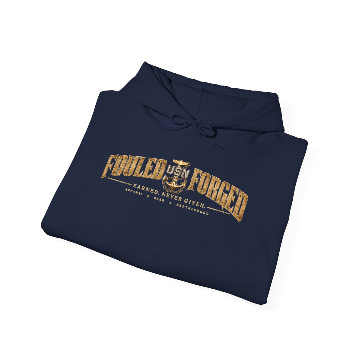 Navy Chief USN Hoodie — "Calm Don’t Forget Chiefs" Veteran Tribute Sweatshirt