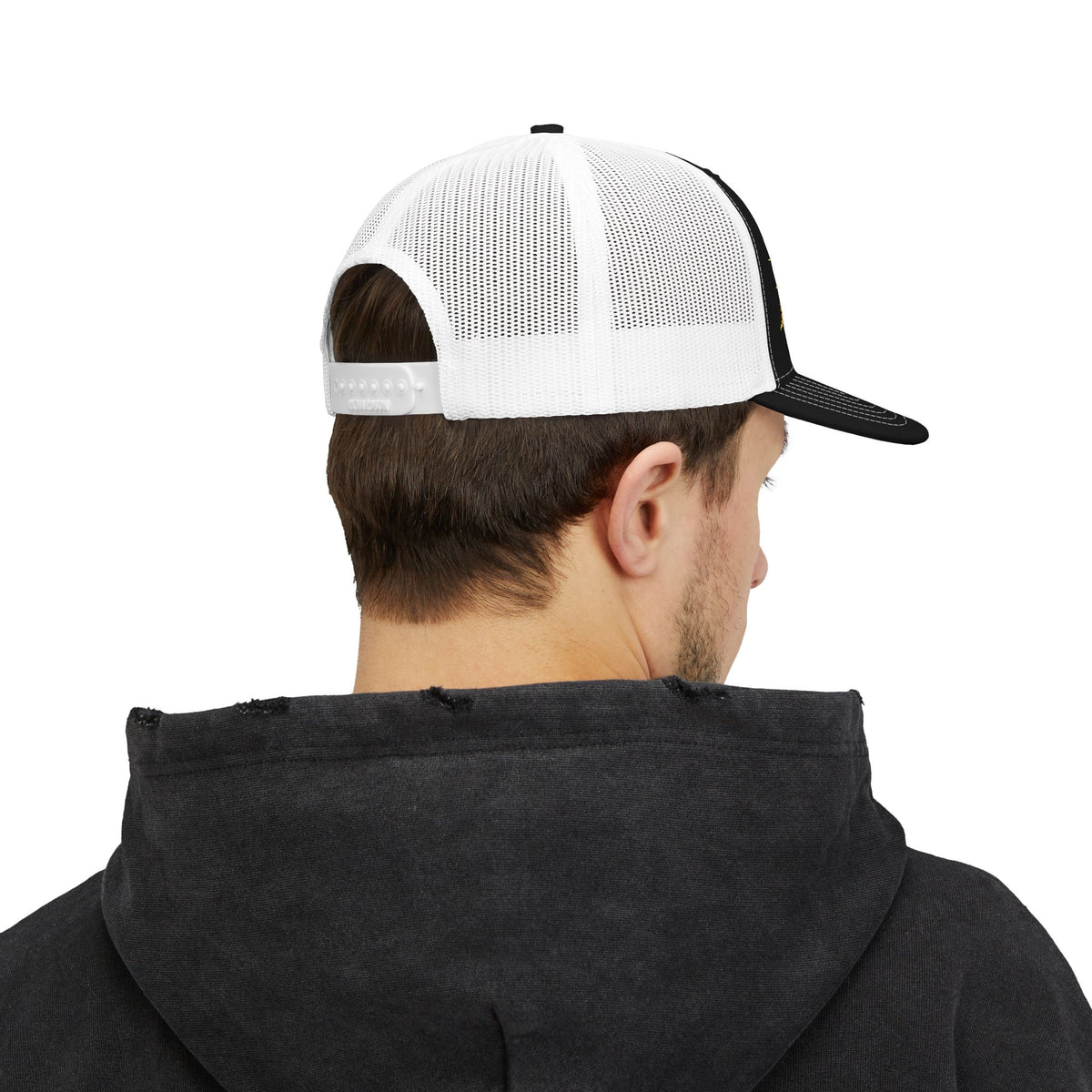 Fouled & Forged Anchor Trucker Cap — 'Faster, Never Given' Vintage Nautical Snapback
