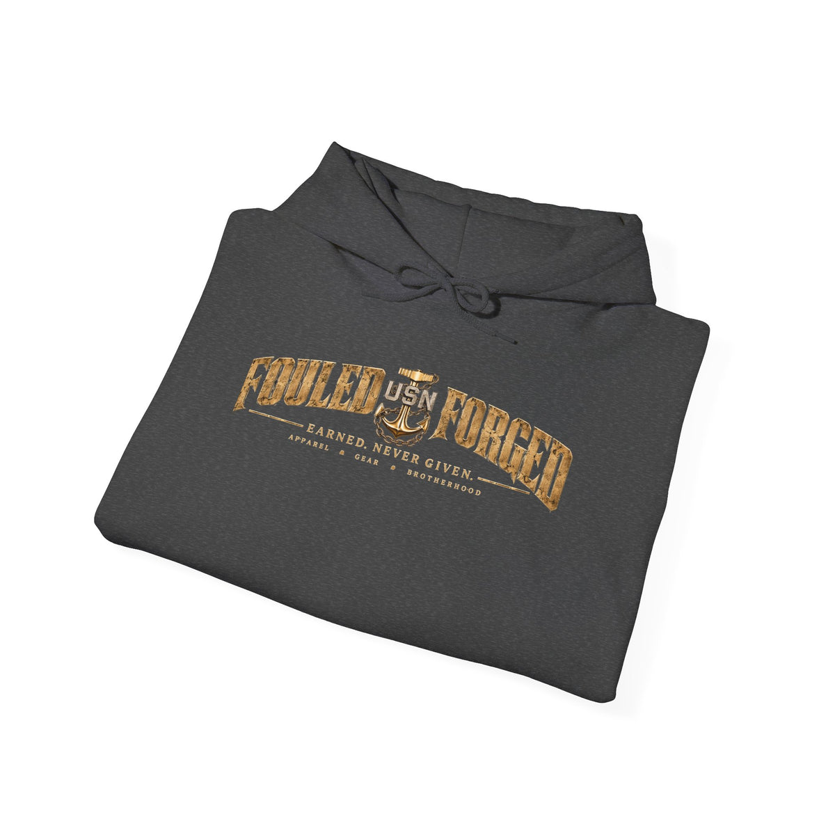 Navy Chief USN Hoodie — "Calm Don’t Forget Chiefs" Veteran Tribute Sweatshirt