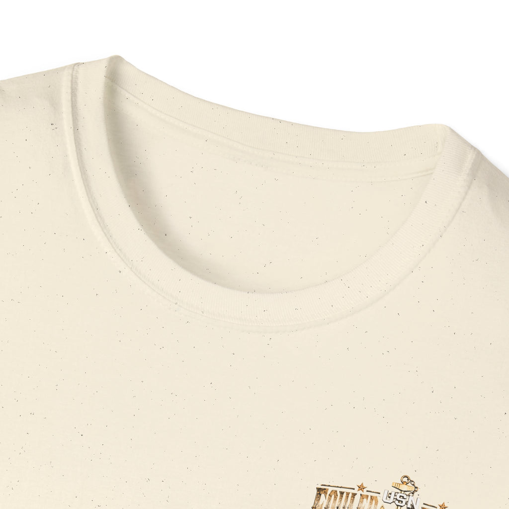USN Chief Anchor T-Shirt — "Genuine" Navy Chiefs Veteran Tee