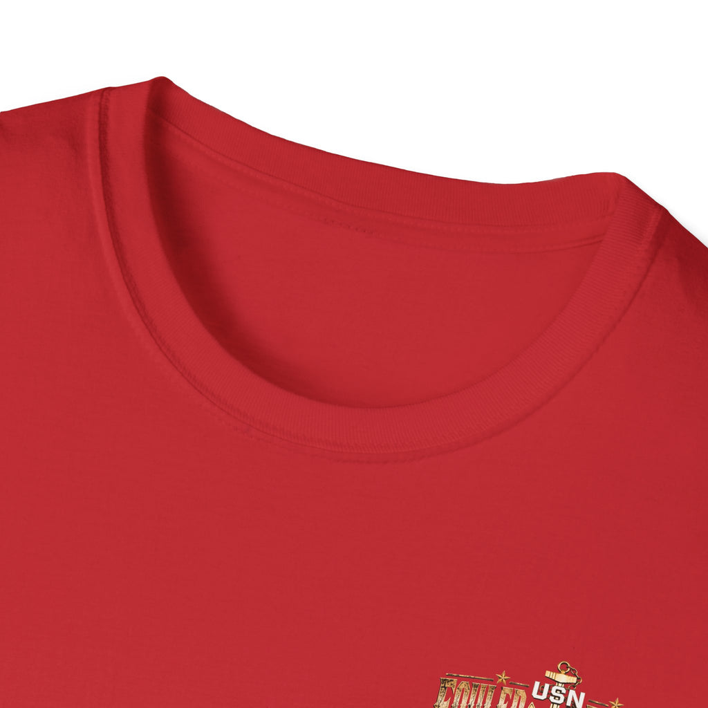 USN Chief Anchor T-Shirt — "Genuine" Navy Chiefs Veteran Tee