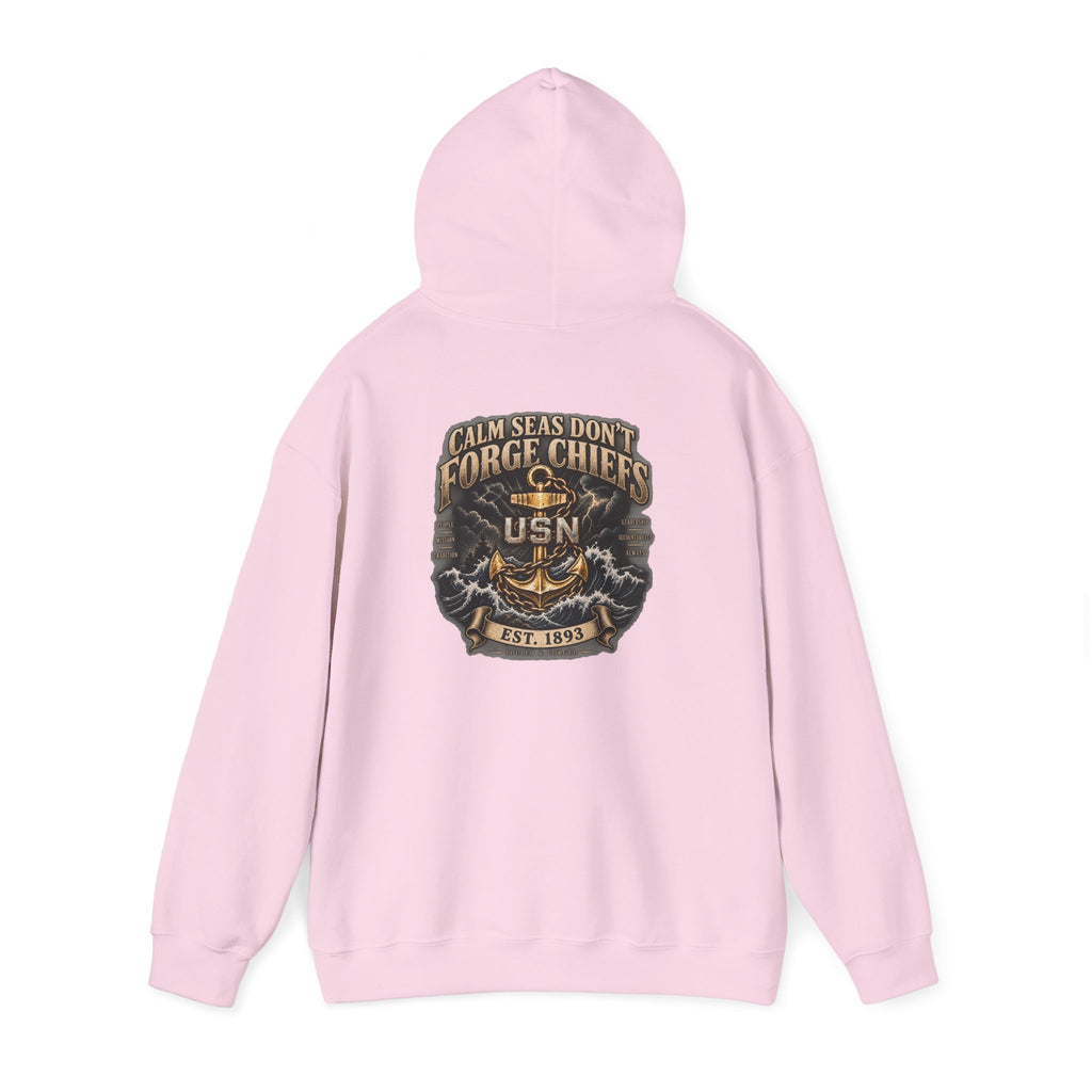 Navy Chief USN Hoodie — "Calm Don’t Forget Chiefs" Veteran Tribute Sweatshirt