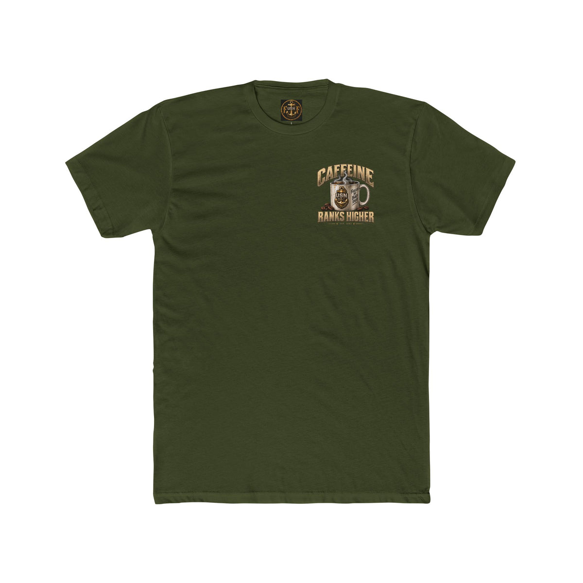 Goat Locker USN T-Shirt — Navy Devil Ram Graphic "Goat Locker" Tee