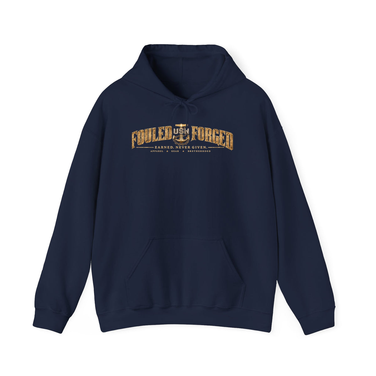 Navy Chief USN Hoodie — "Calm Don’t Forget Chiefs" Veteran Tribute Sweatshirt