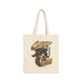 Nautical Anchor Canvas Tote — Captain’s Wheel & Anchors Cotton Beach Bag