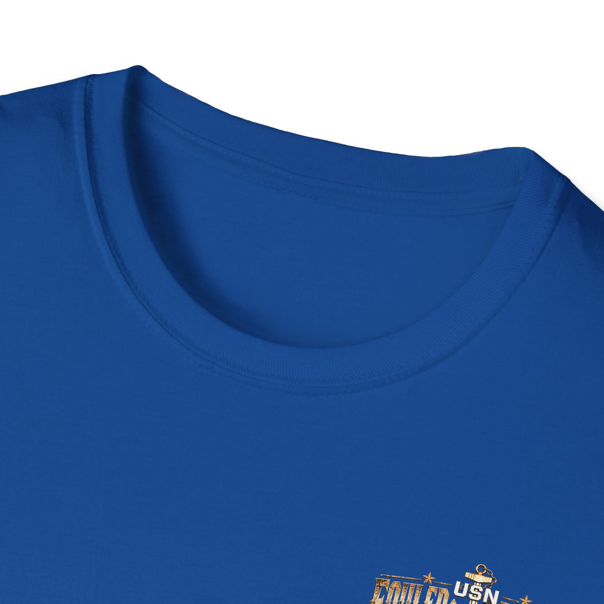 USN Chief Anchor T-Shirt — "Genuine" Navy Chiefs Veteran Tee