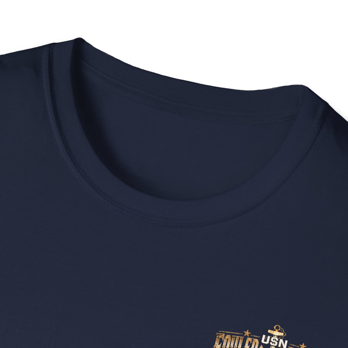 USN Chief Anchor T-Shirt — "Genuine" Navy Chiefs Veteran Tee