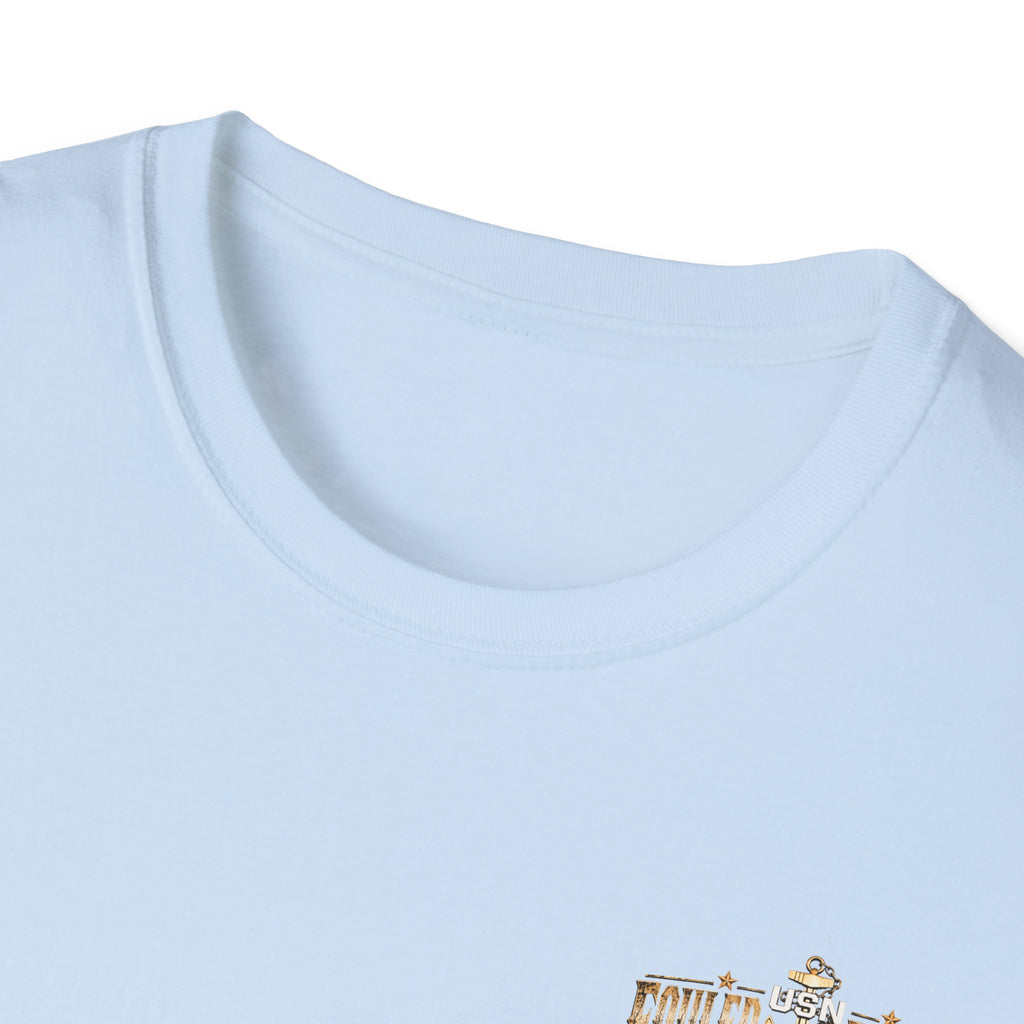 USN Chief Anchor T-Shirt — "Genuine" Navy Chiefs Veteran Tee