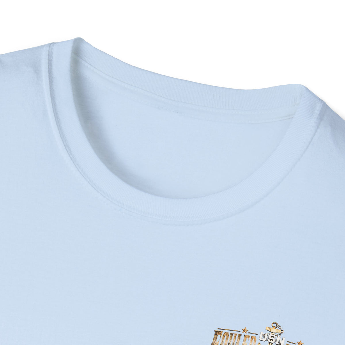 USN Chief Anchor T-Shirt — "Genuine" Navy Chiefs Veteran Tee
