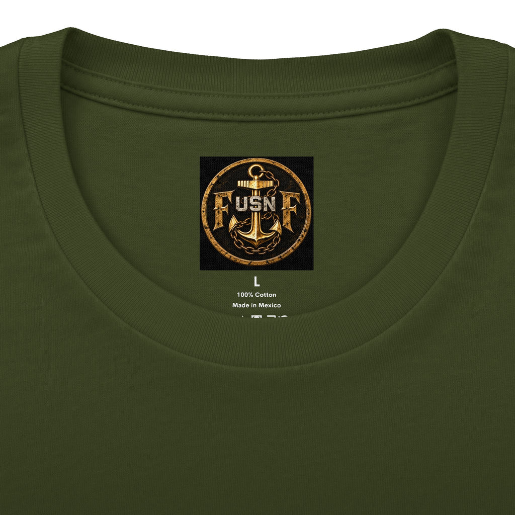 Goat Locker USN T-Shirt — Navy Devil Ram Graphic "Goat Locker" Tee