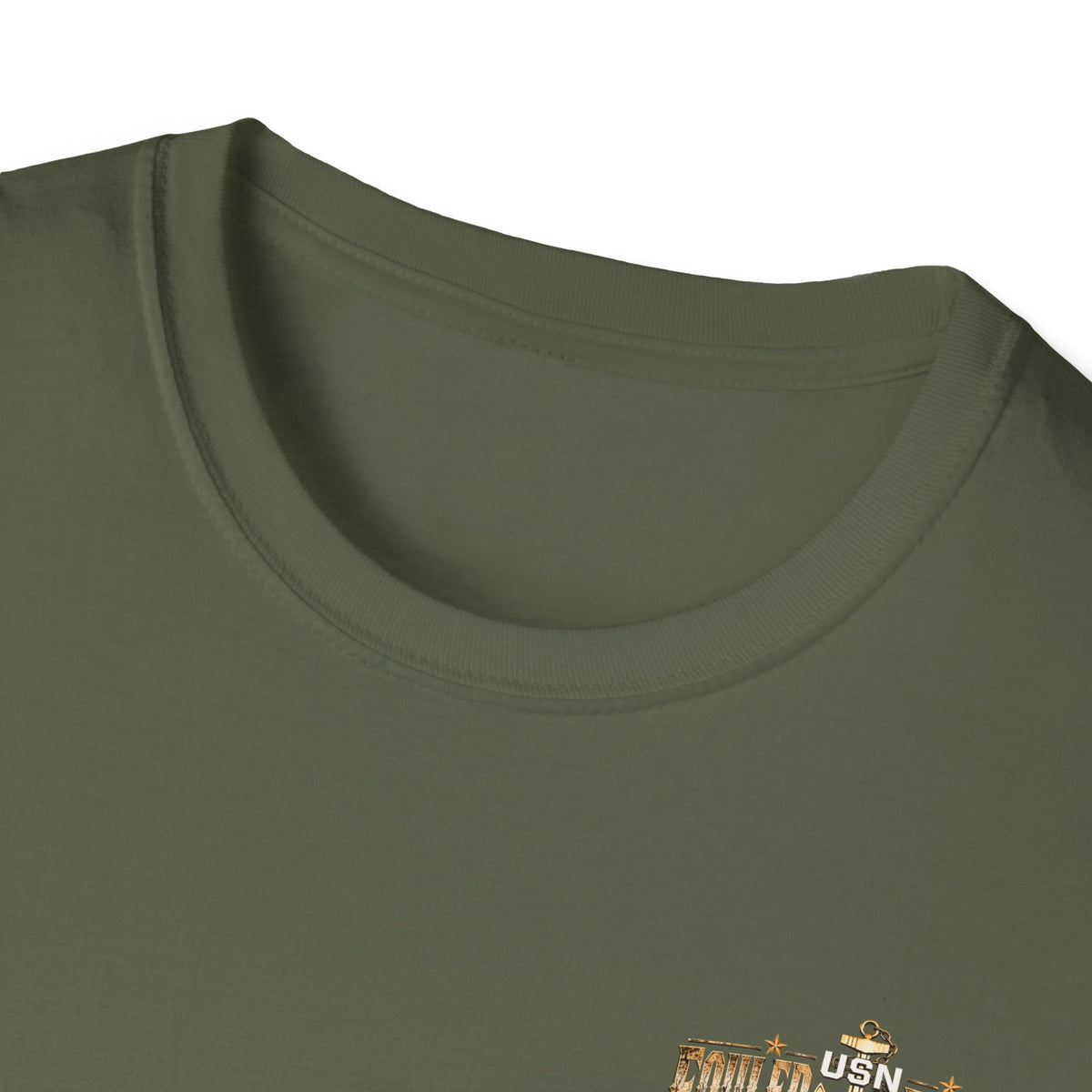 USN Chief Anchor T-Shirt — "Genuine" Navy Chiefs Veteran Tee