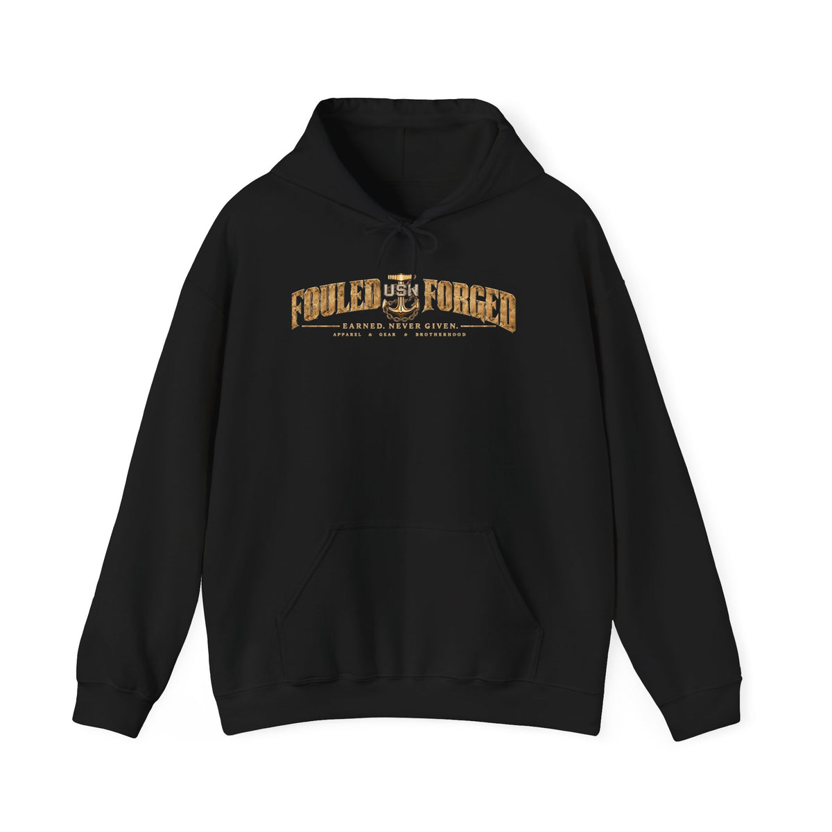 Navy Chief USN Hoodie — "Calm Don’t Forget Chiefs" Veteran Tribute Sweatshirt