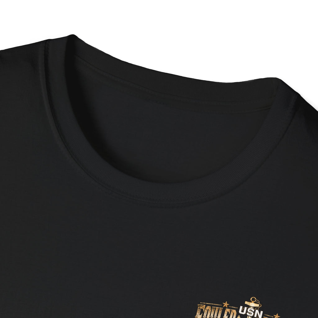 USN Chief Anchor T-Shirt — "Genuine" Navy Chiefs Veteran Tee