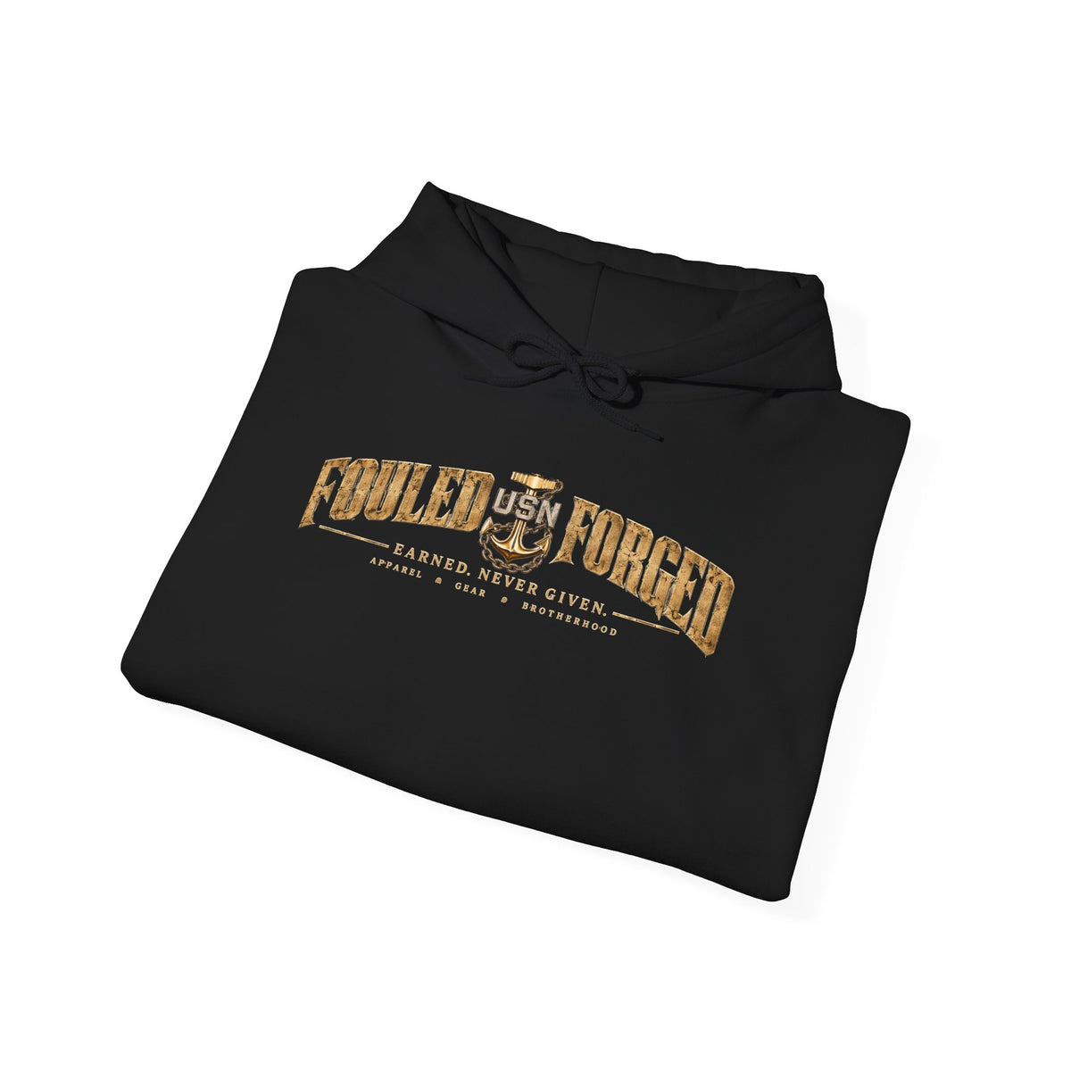 Navy Chief USN Hoodie — "Calm Don’t Forget Chiefs" Veteran Tribute Sweatshirt