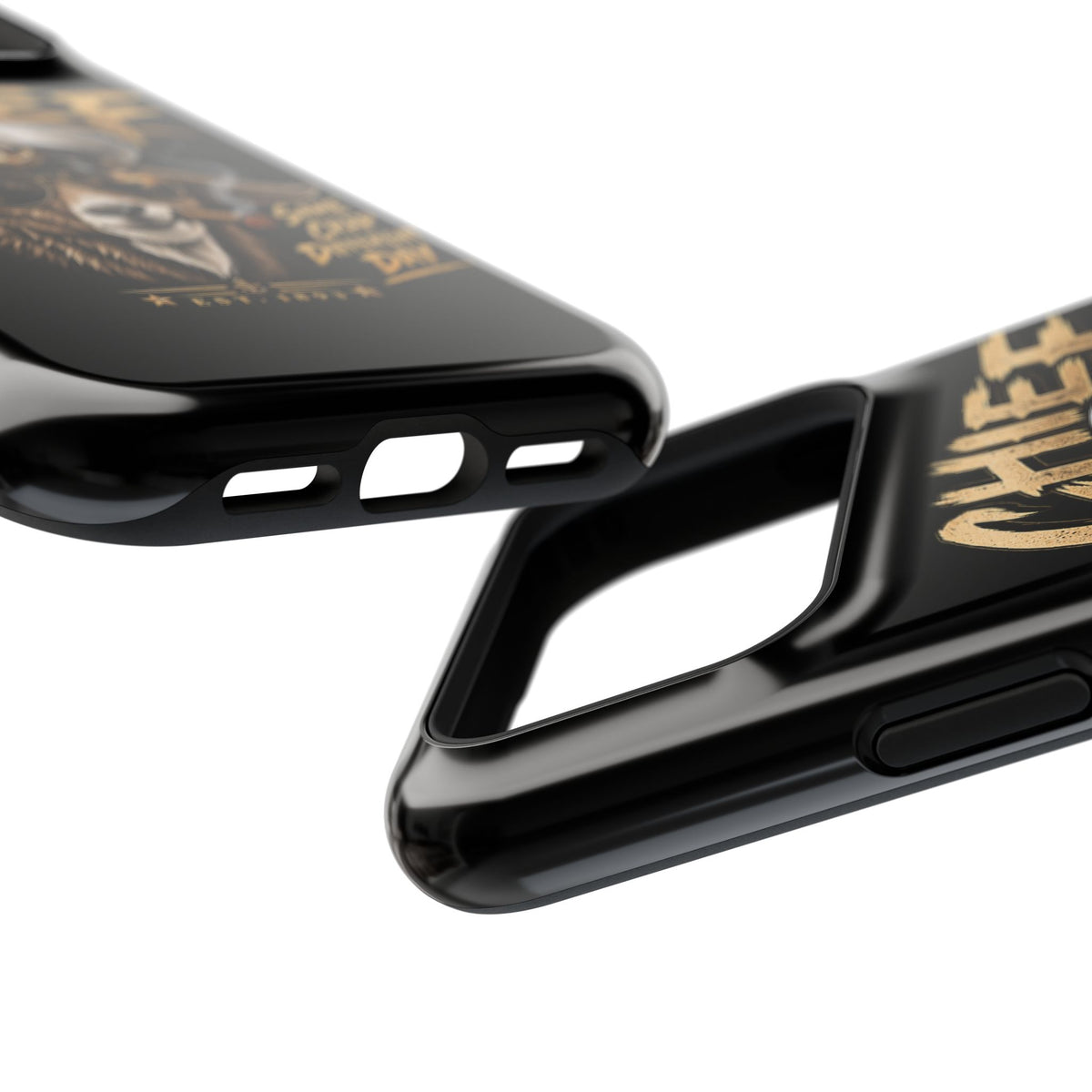 Phone Case — 'Chief' Goat Pilot Design, Magnetic Impact-Resistant Case
