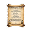 Chief Petty Officer's Prayer Sticker — USN Scroll Kiss-Cut Sticker for Navy Chiefs, Military Gifts