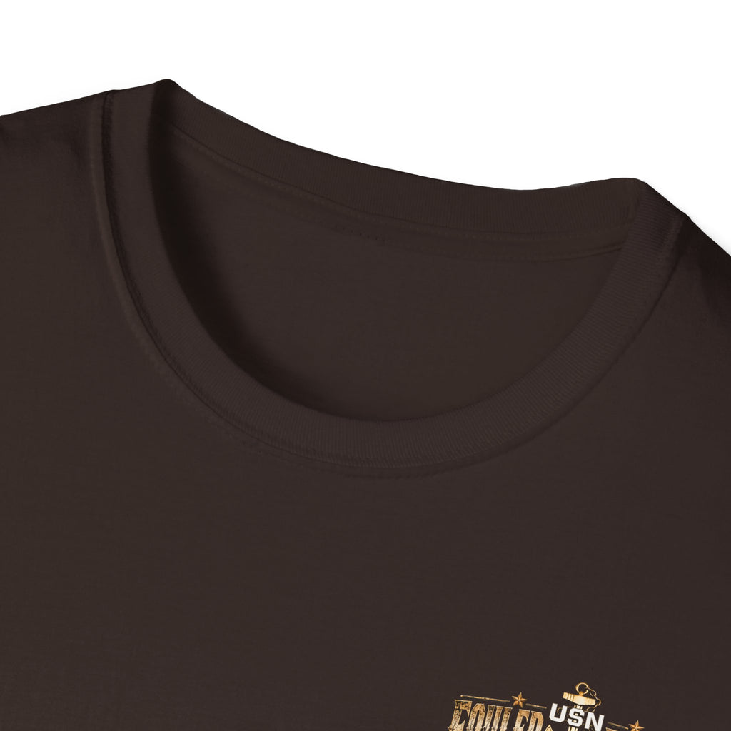 USN Chief Anchor T-Shirt — "Genuine" Navy Chiefs Veteran Tee