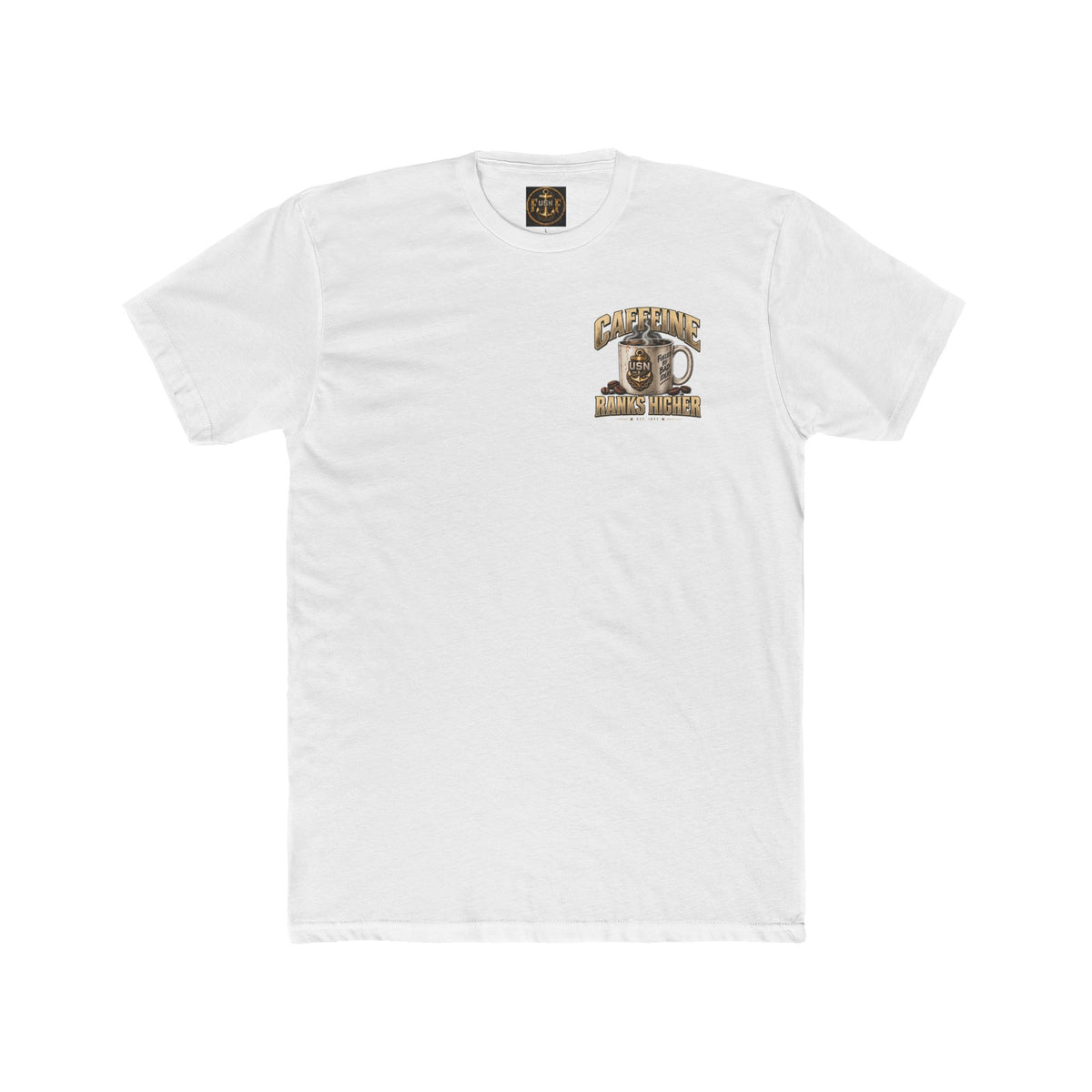 Goat Locker USN T-Shirt — Navy Devil Ram Graphic "Goat Locker" Tee