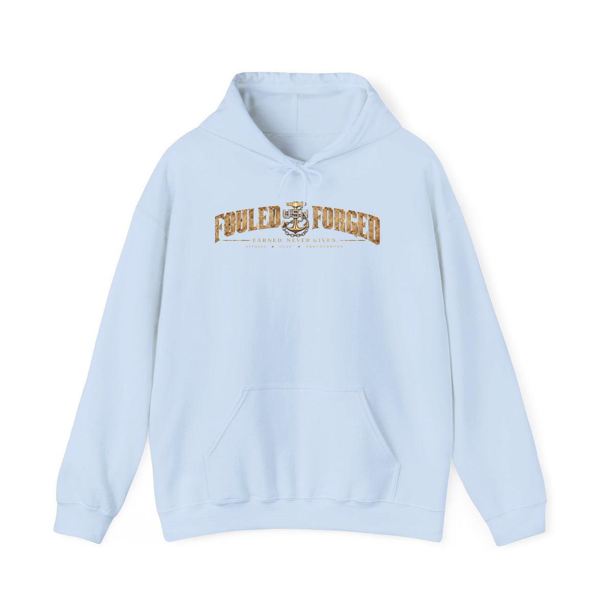 Navy Chief USN Hoodie — "Calm Don’t Forget Chiefs" Veteran Tribute Sweatshirt