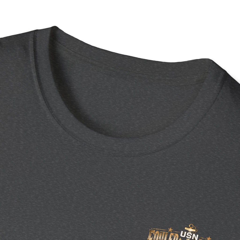 USN Chief Anchor T-Shirt — "Genuine" Navy Chiefs Veteran Tee