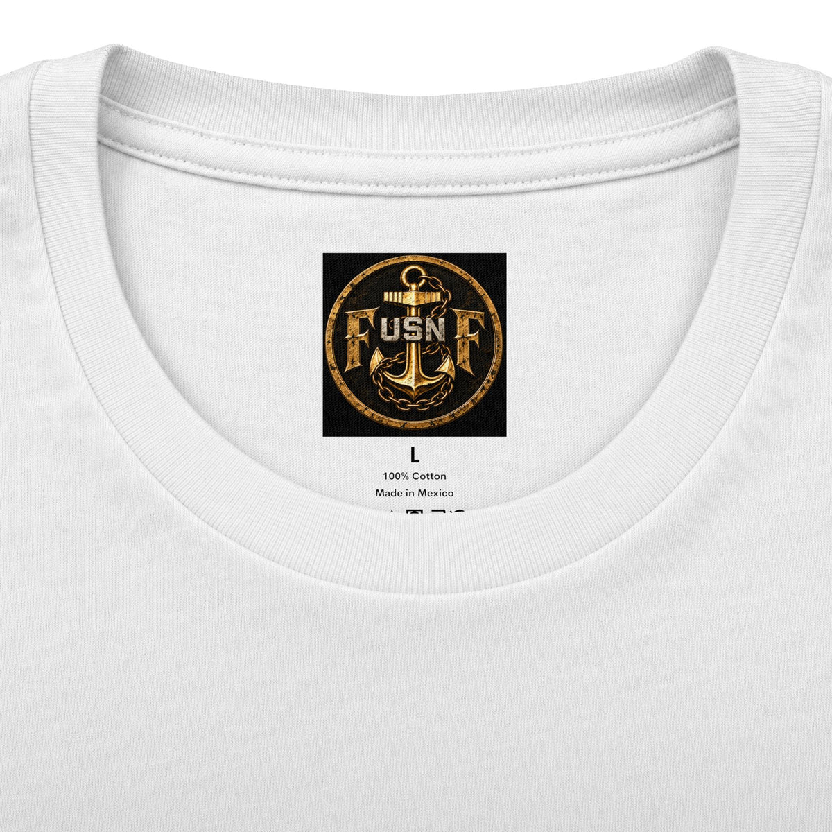 Goat Locker USN T-Shirt — Navy Devil Ram Graphic "Goat Locker" Tee